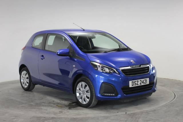 Peugeot 108 1.0 72 Active 3dr Hatchback Petrol Blue